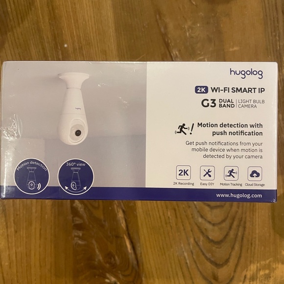 New in box Smart Bulb Security Camera - White - Picture 9 of 9
